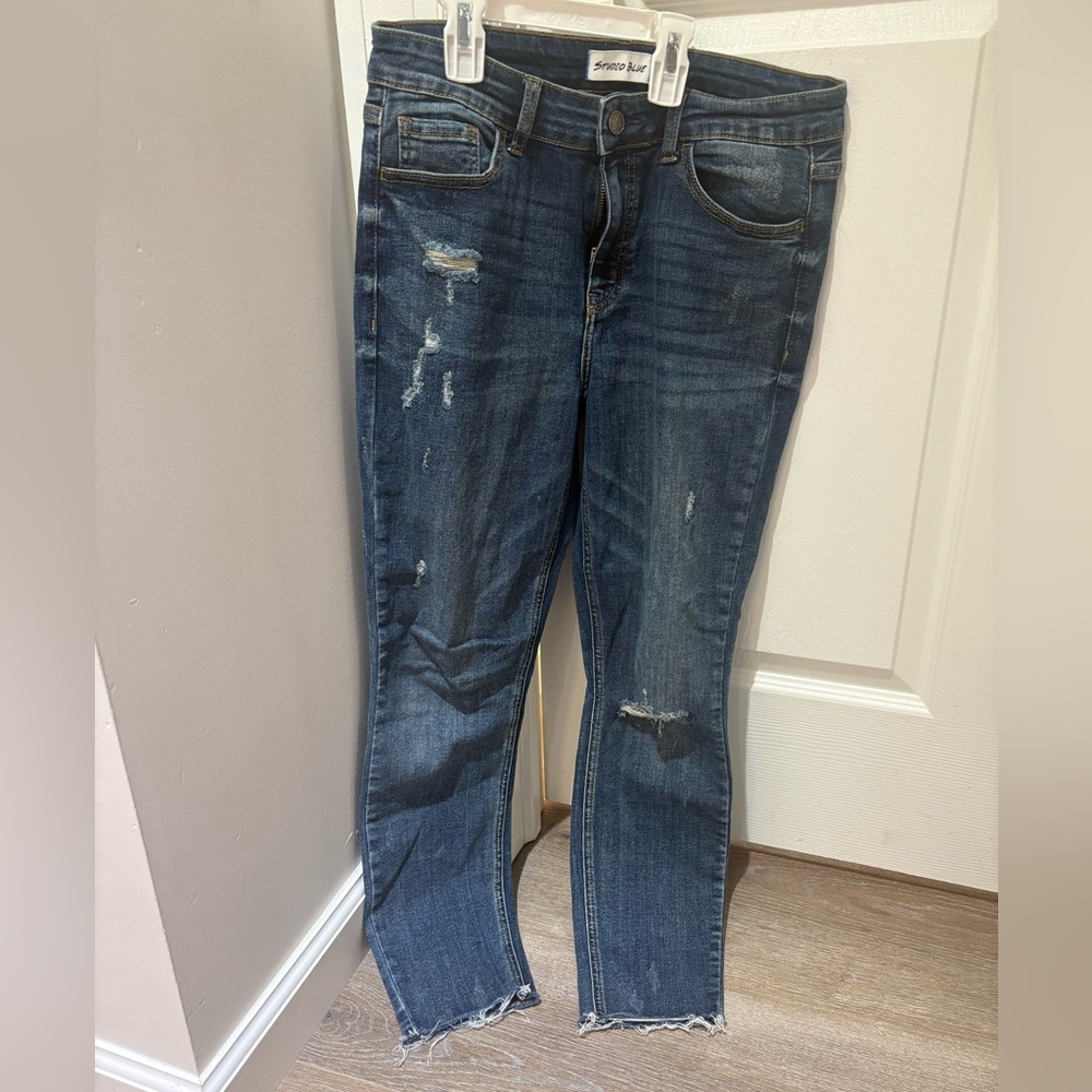 Size 28 Studio Blue Kelly High Rise Skinny Jean, Size 28 or 10, Like New